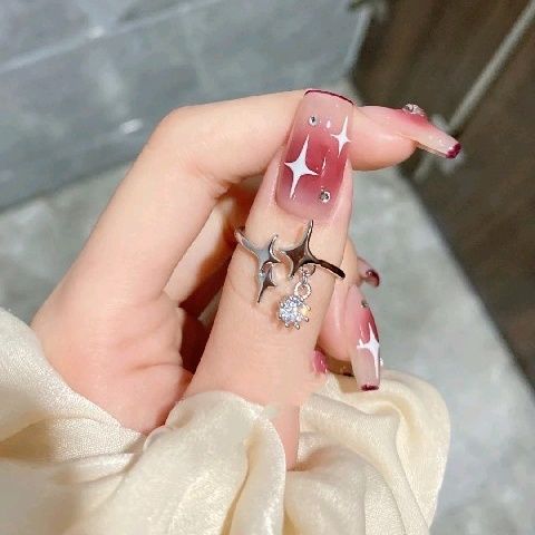 Designer: DuoDuo 3017.Handmade nails Press on Nails DIY Nail Art for woman girl Long Coffin pink
