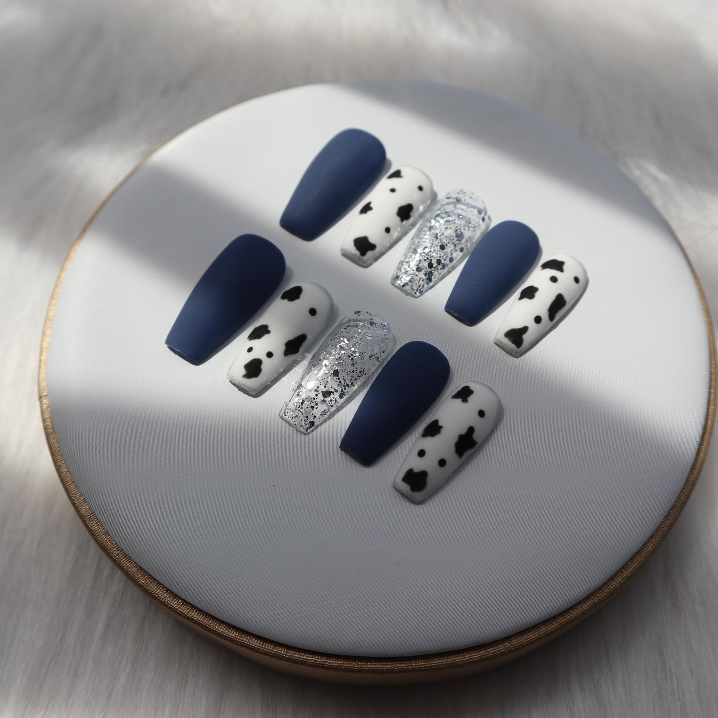 Designer: XinXin 43.T style handmade nails Press on Nails DIY Nail Art