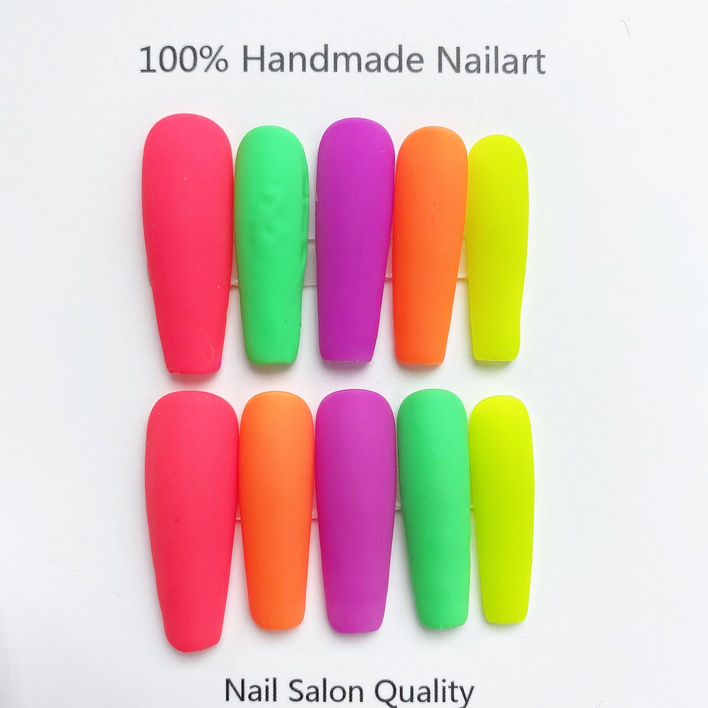 Handmade Nails Press on Nails DIY Nail Art for Woman Girl Nail Design Long Coffin 2023