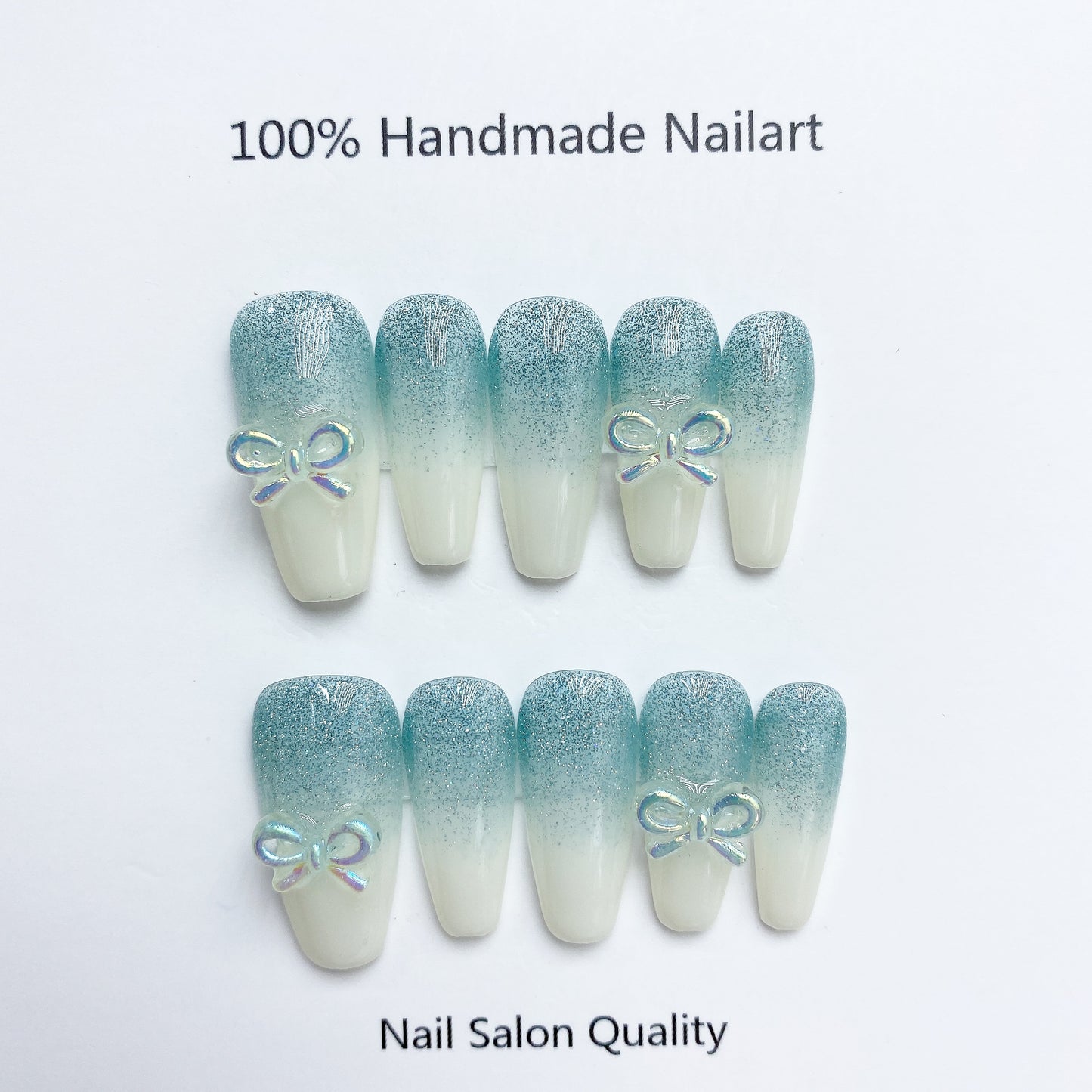 Handmade Nails Press on Nails DIY Nail Art for Woman Girl Nail Design Long Coffin 2023