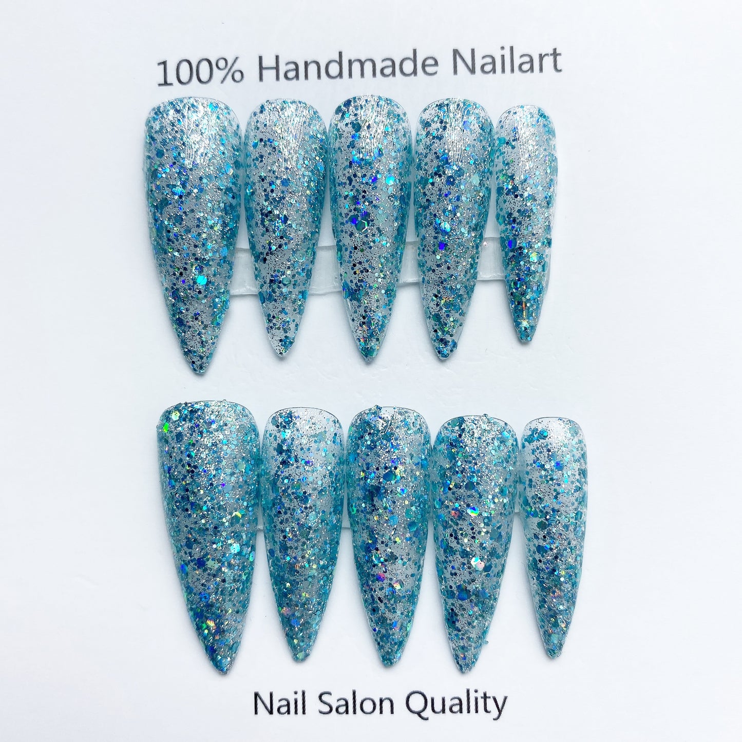 Handmade Nails Press on Nails DIY Nail Art for Woman Girl Nail Design Long Coffin 2023