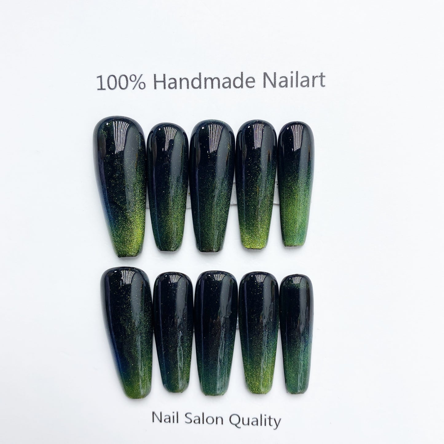 Handmade Nails Press on Nails DIY Nail Art for Woman Girl Nail Design Long Coffin 2023