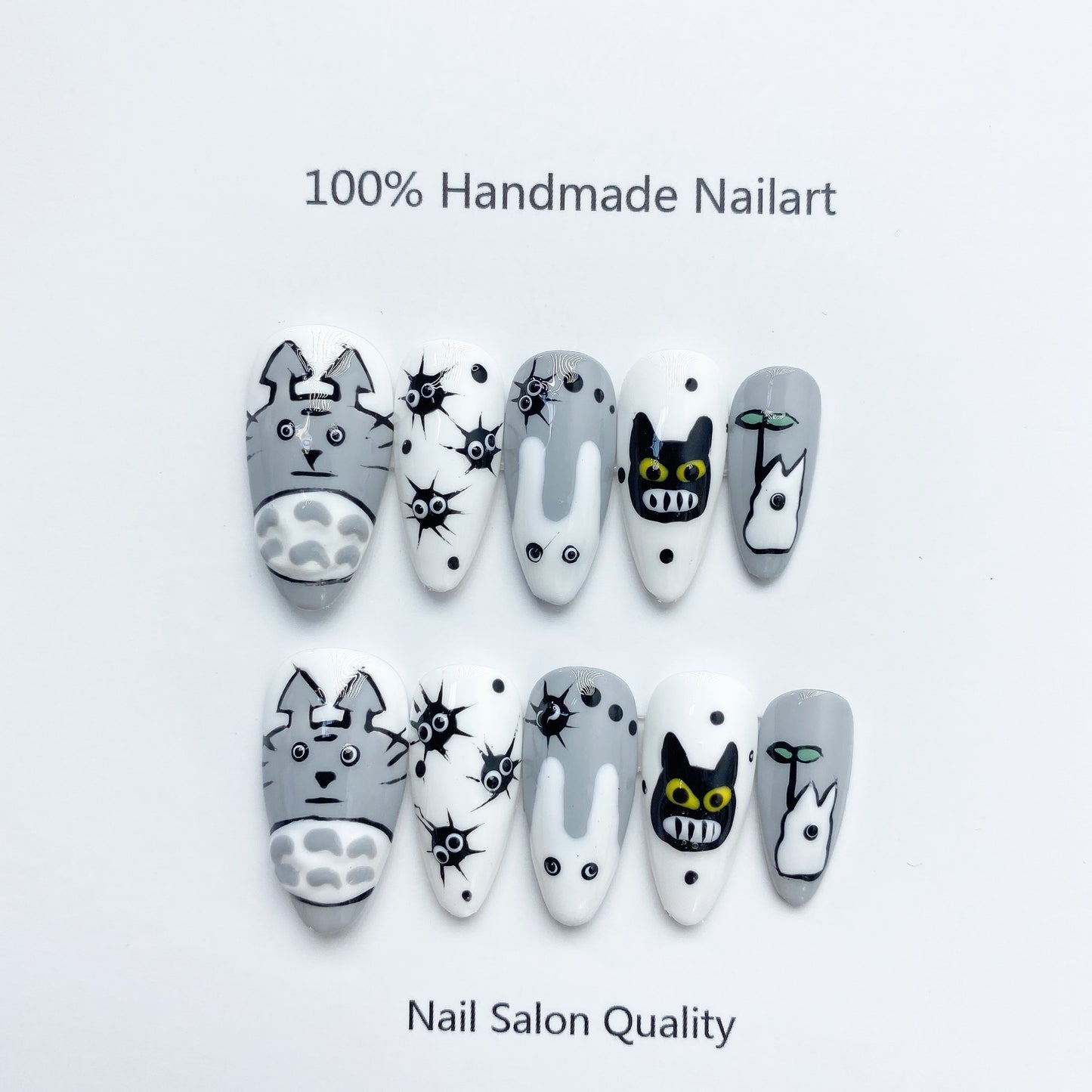 Handmade Nails Press on Nails DIY Nail Art for Woman Girl Nail Design Long Coffin 2023