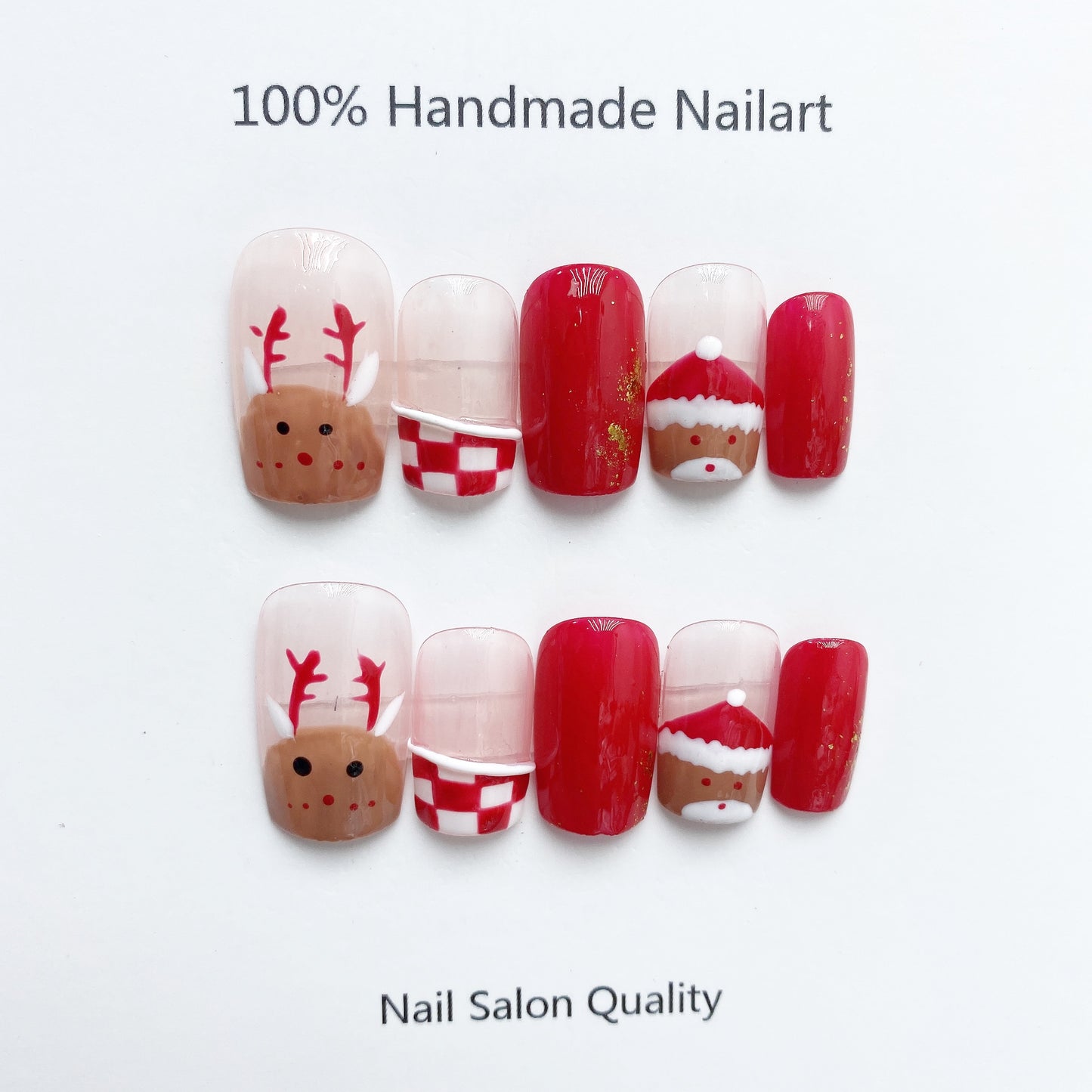 Handmade Nails Press on Nails DIY Nail Art for Woman Girl Nail Design Long Coffin 2023