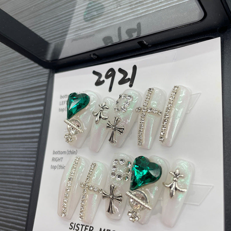 Designer: MeowMeow.Handmade Nail Designs Press on Nails DIY Nail Art for woman girl