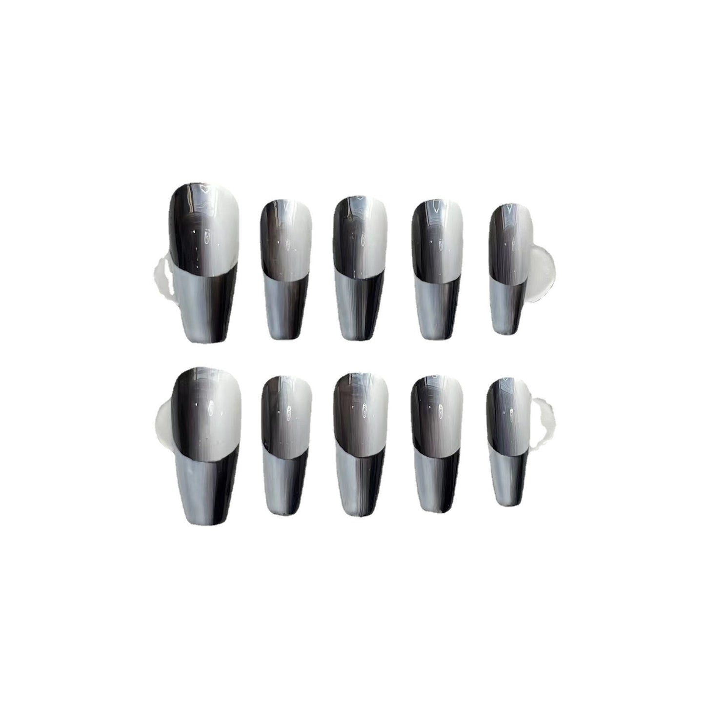 Designer: ManMan Handmade nails Press on Nails DIY Nail Art for woman girl Long Coffin