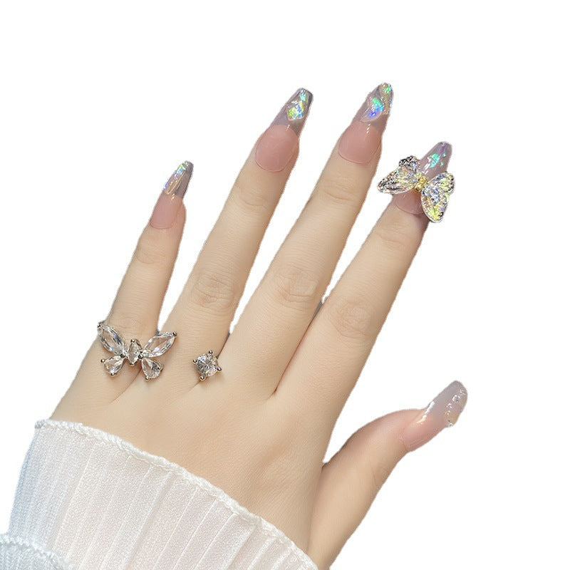 Designer: HuaHua.Handmade nails Press on Nails DIY Nail Art for woman girl Long Coffin pink