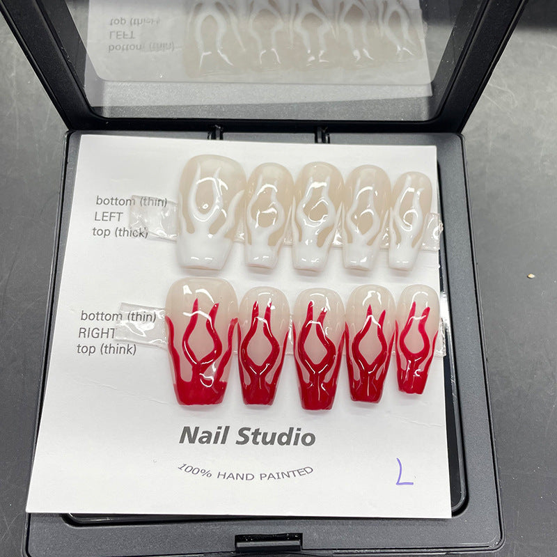 Designer: MeowMeow.Handmade Nail Designs Press on Nails DIY Nail Art for woman girl