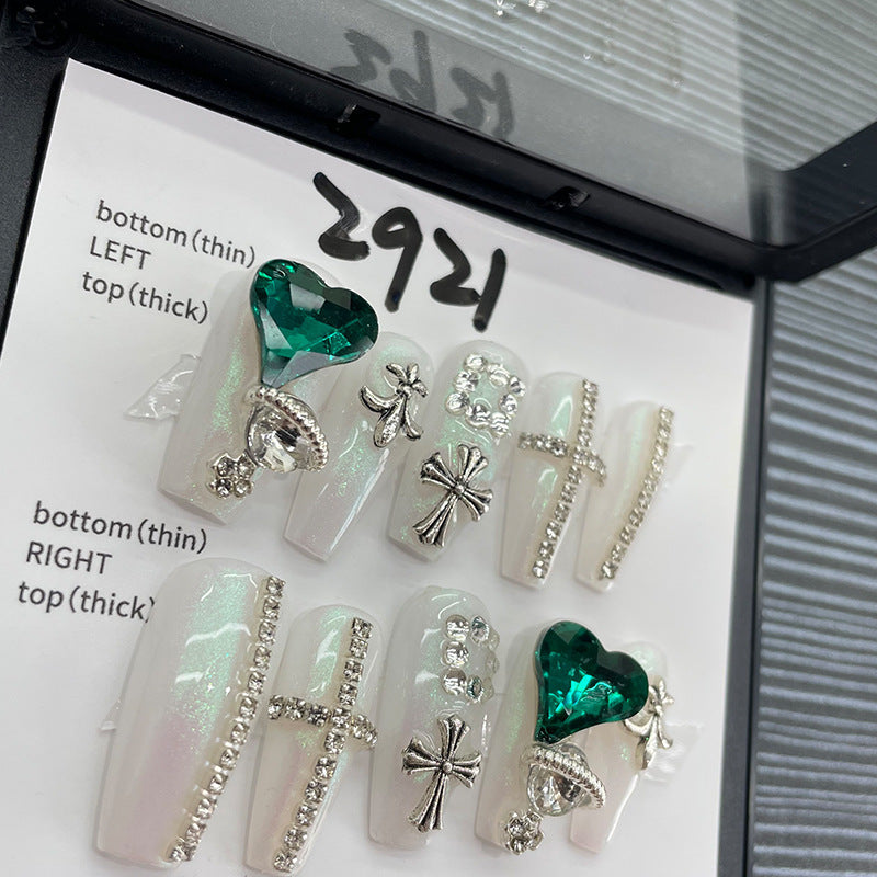 Designer: MeowMeow.Handmade Nail Designs Press on Nails DIY Nail Art for woman girl