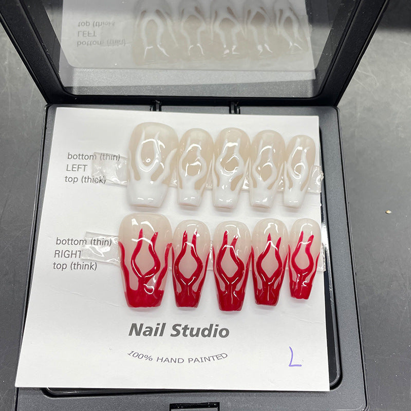 Designer: MeowMeow.Handmade Nail Designs Press on Nails DIY Nail Art for woman girl
