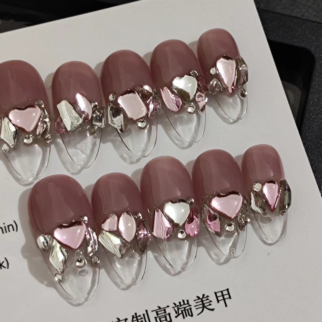 Designer: MaoMao.Handmade Nail Designs Press on Nails DIY Nail Art for woman girl