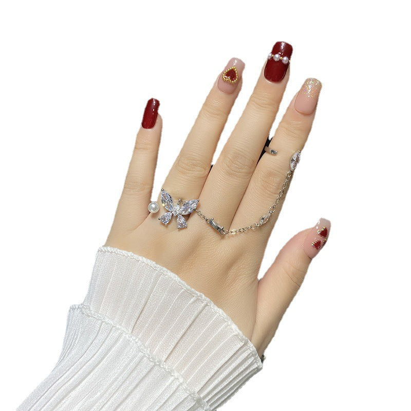 Designer: HuaHua.Handmade nails Press on Nails DIY Nail Art for woman girl Long Square pink red