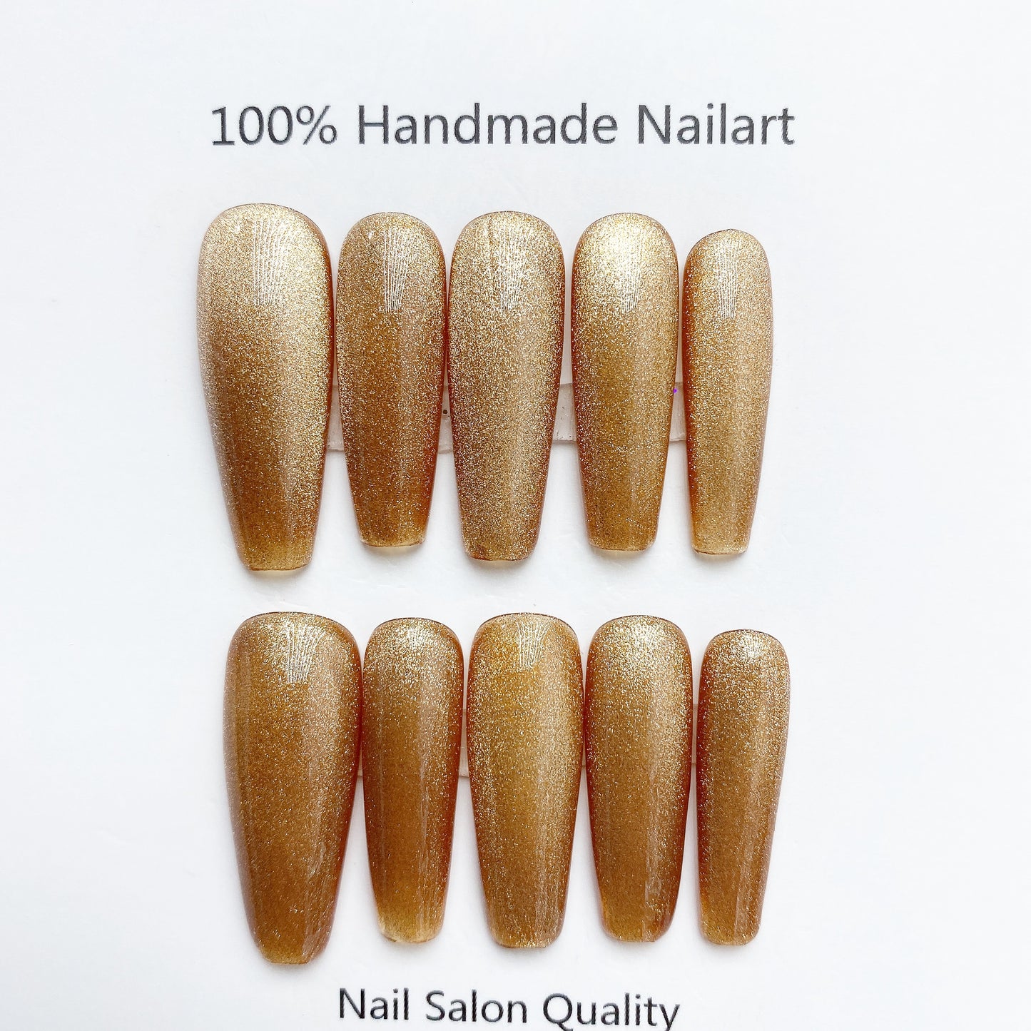 Handmade Nails Press on Nails DIY Nail Art for Woman Girl Nail Design Long Coffin 2023