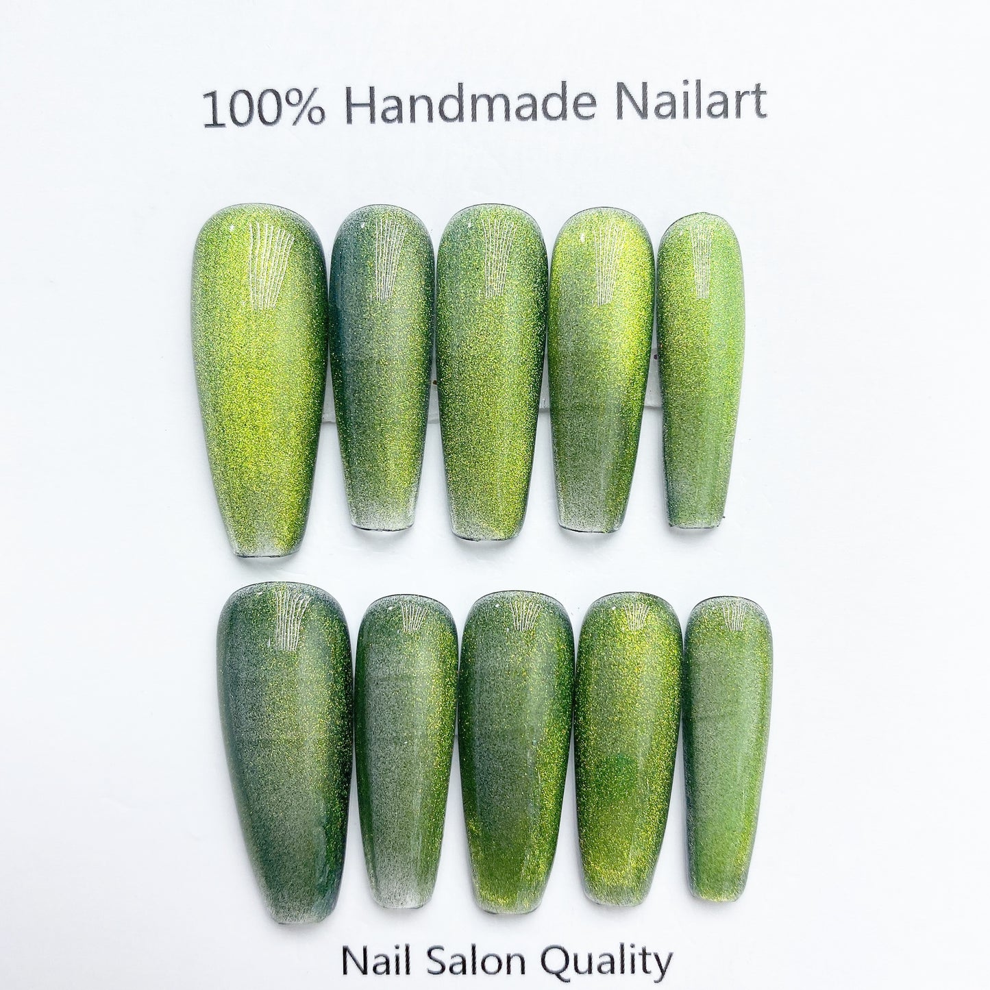 Handmade Nails Press on Nails DIY Nail Art for Woman Girl Nail Design Long Coffin 2023