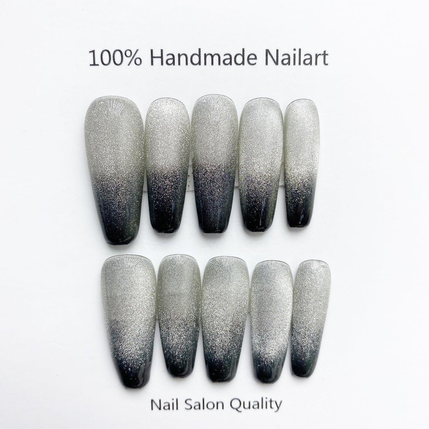 Handmade Nails Press on Nails DIY Nail Art for Woman Girl Nail Design Long Coffin 2023