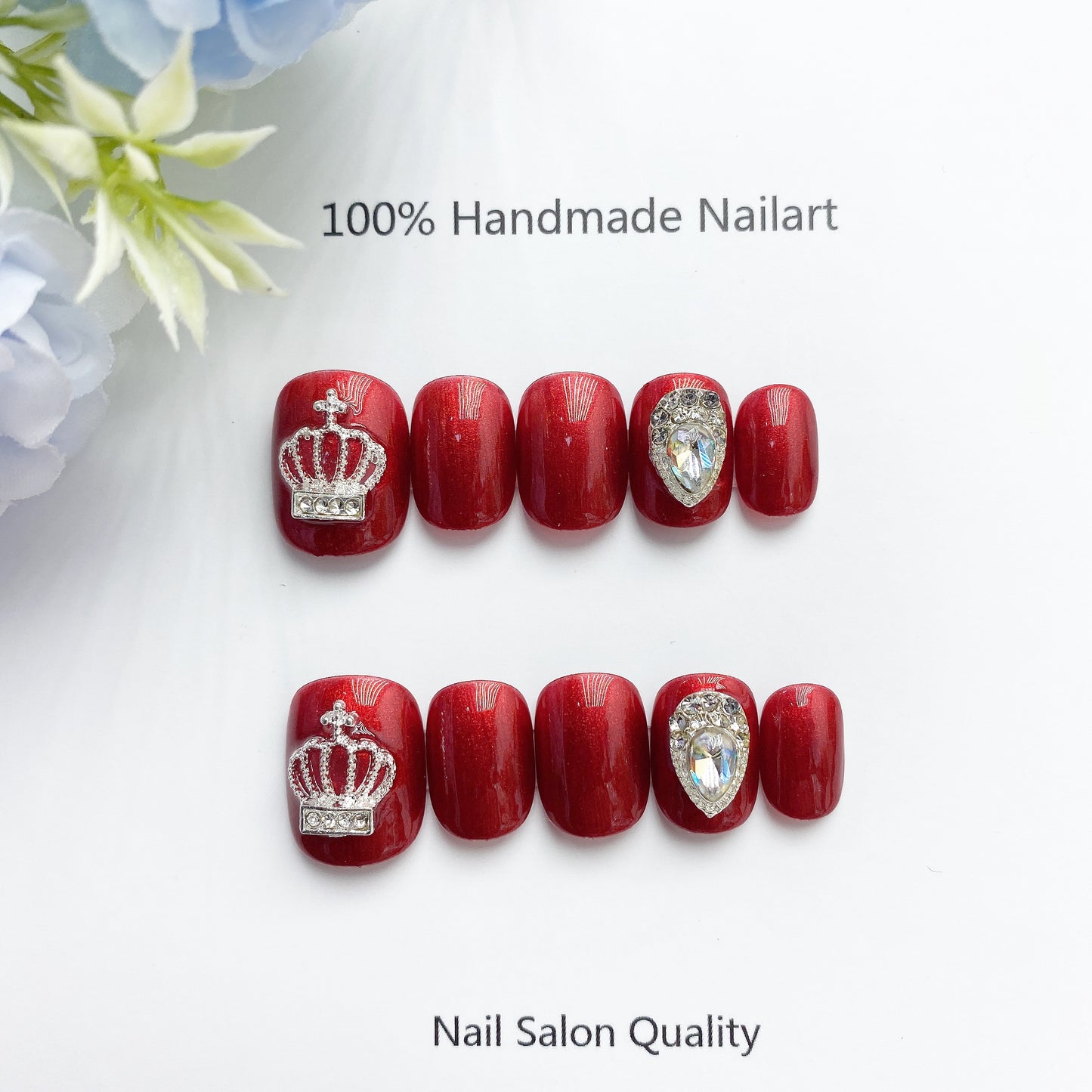 Handmade Nails Press on Nails DIY Nail Art for Woman Girl Nail Design Long Coffin 2023