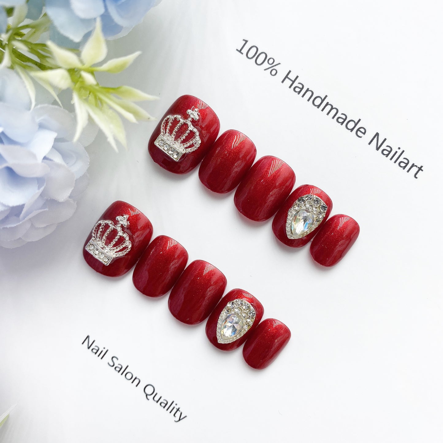 Handmade Nails Press on Nails DIY Nail Art for Woman Girl Nail Design Long Coffin 2023