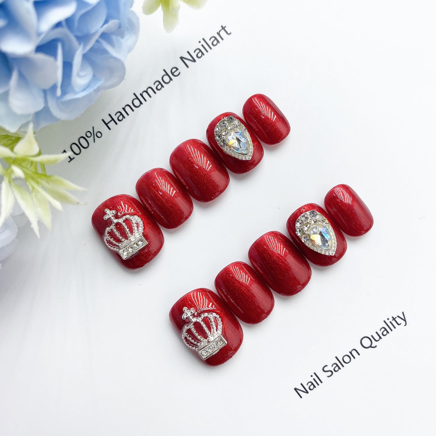 Handmade Nails Press on Nails DIY Nail Art for Woman Girl Nail Design Long Coffin 2023