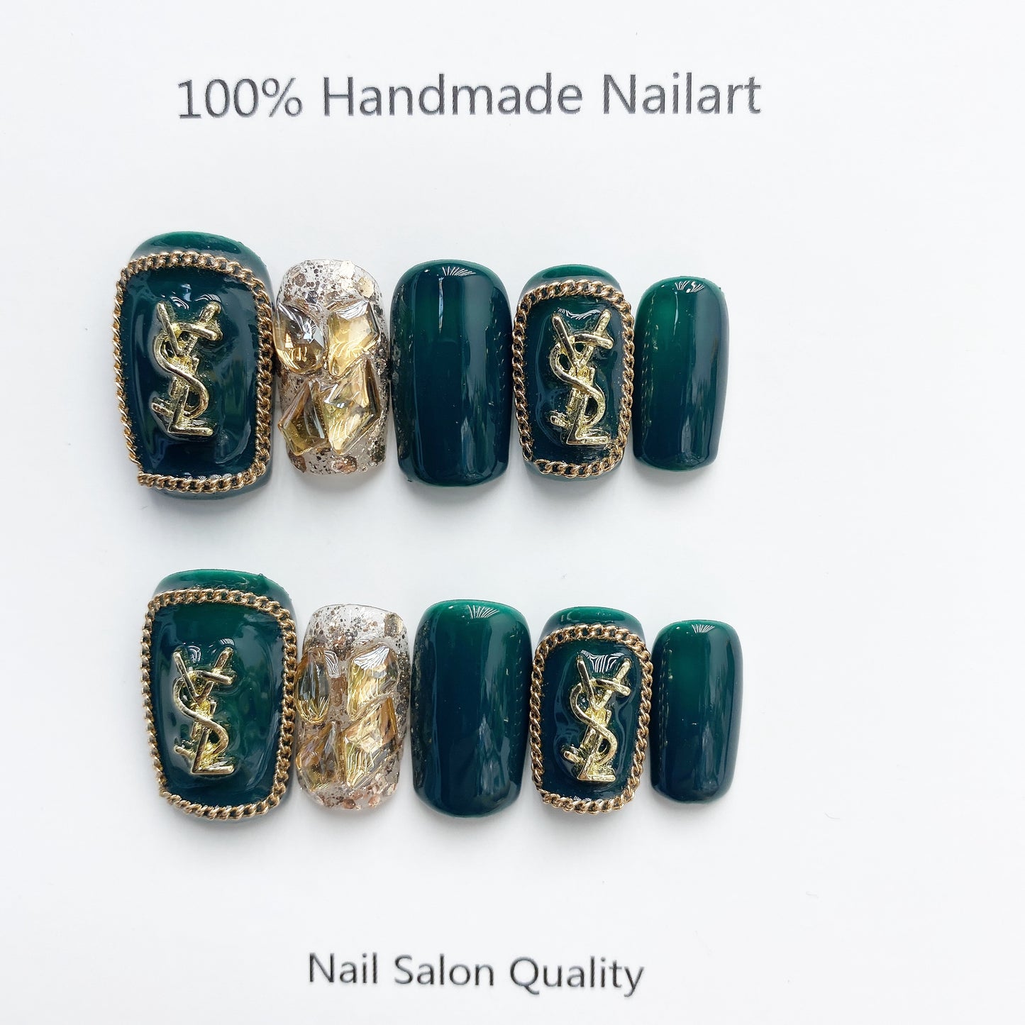 Handmade Nails Press on Nails DIY Nail Art for Woman Girl Nail Design Long Coffin 2023