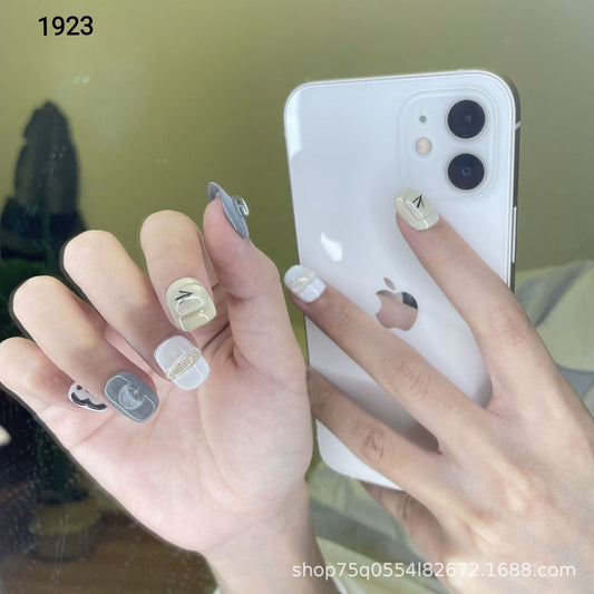 Designer: MaoMao.Handmade Nail Designs Press on Nails DIY  Nail Art for woman girl