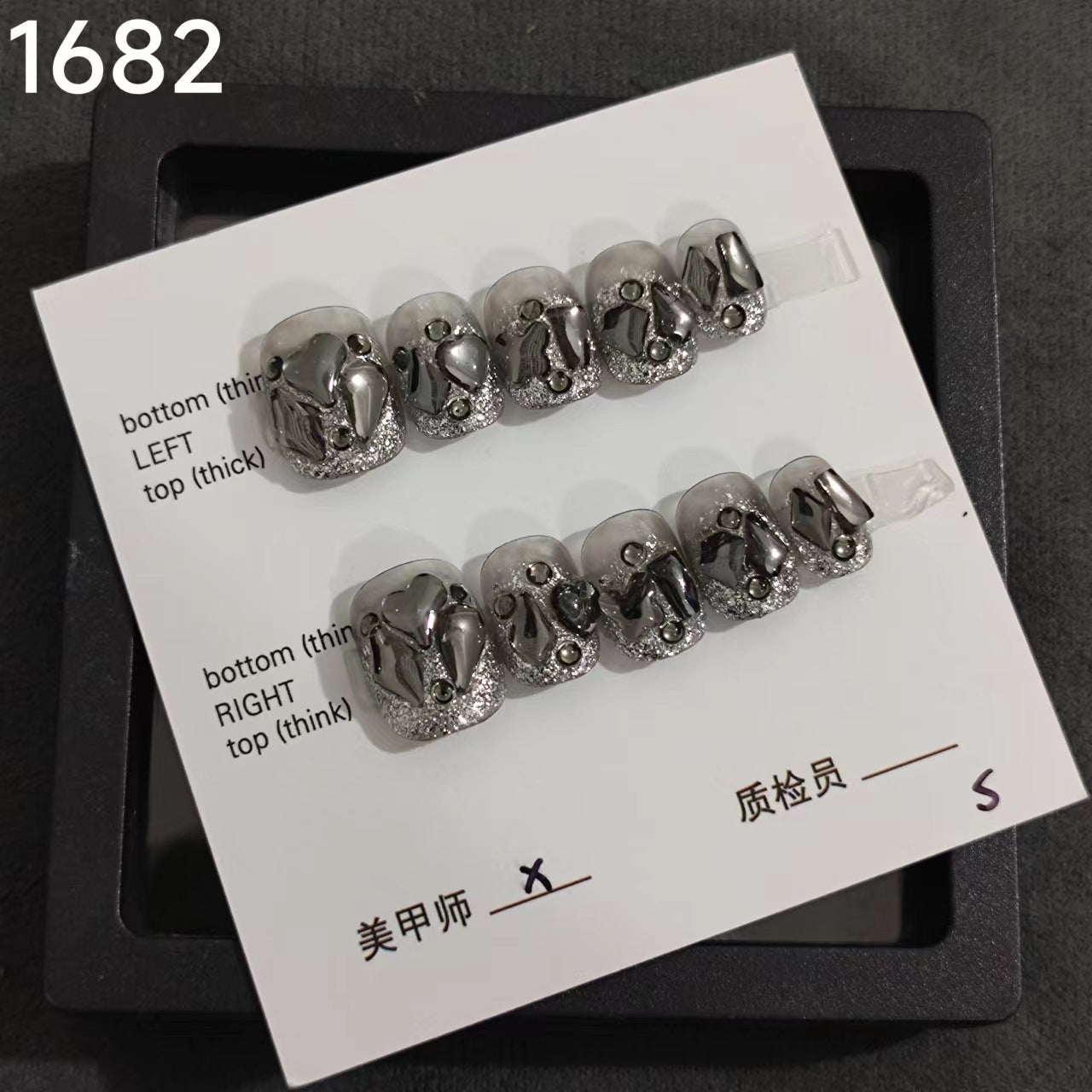 Designer: MaoMao.Handmade Nail Designs Press on Nails DIY  Nail Art for woman girl